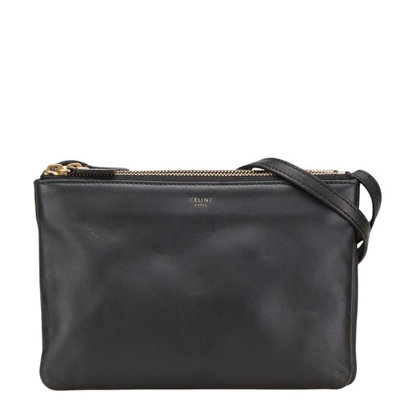 Celine Leather Crossbody Black Trio - Picture 1 of 8